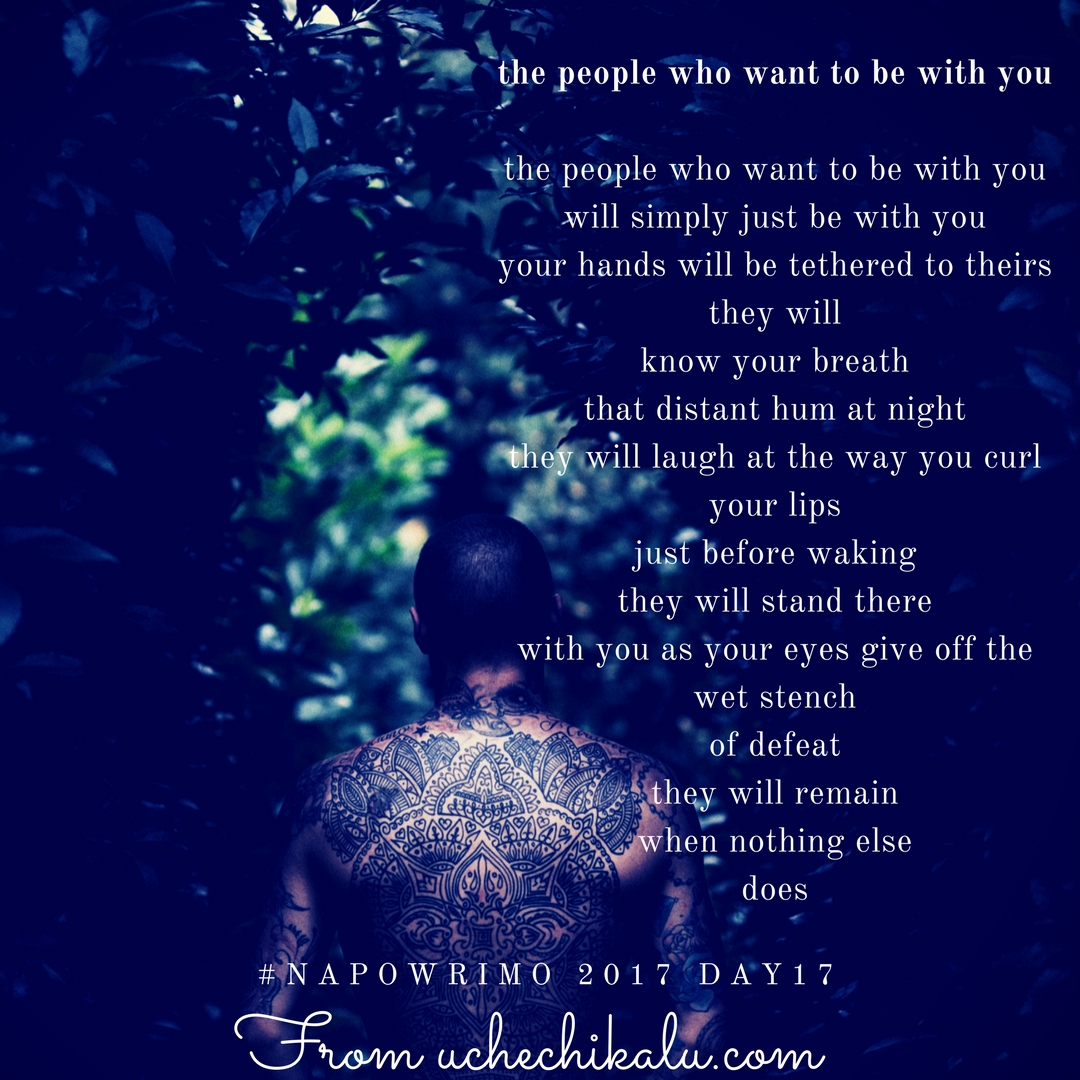 the people who want to be with you