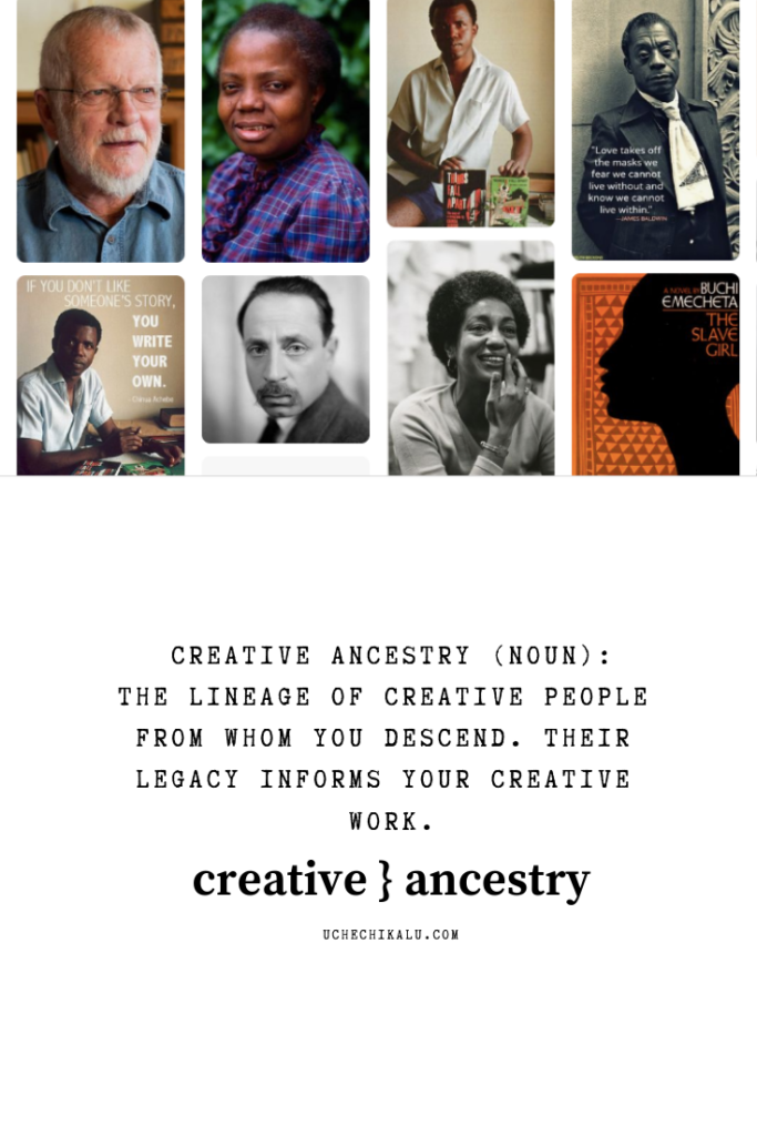 creative ancestry:  the power of naming the ones who came before us